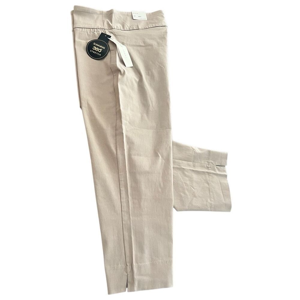 Larry Levine Sliming 369 Stretch  Khaki capris Pants Size 10